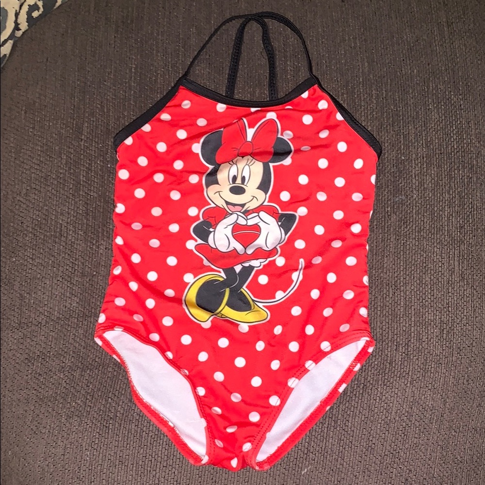 Red Polka Dot Minnie Mouse Swimsuit
